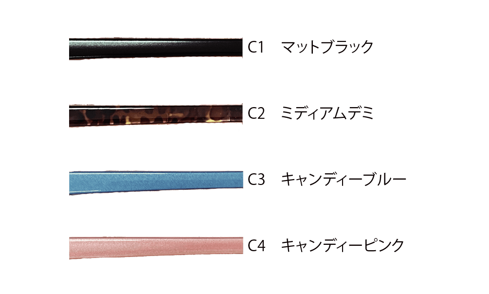 メガネ細部